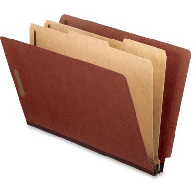 PFXH1250R - Pendaflex 2-Divider End Tab Classification Folder