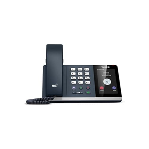 Yealink MP54 MS Teams IP Corded Phone Bundle with Yealink WH63 MS Teams Mono Bluetooth Noise Canceling Mic Headset for Office, Cam 313 2MP Webcam