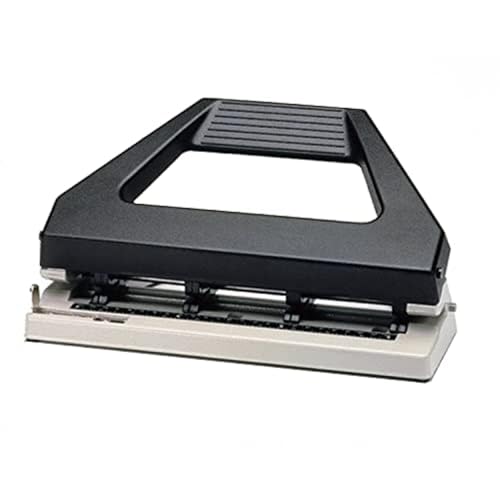 Rexel V420 4 Hole Punch Black 30 Sheet Capacity and 4 Adjustable Cutting Heads