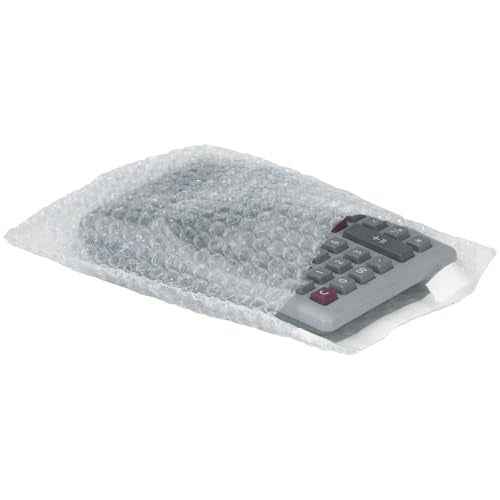 Choice Shipping Supplies Self-Seal Bubble Pouches, 5" x 10 1/2", Clear, 250/Case