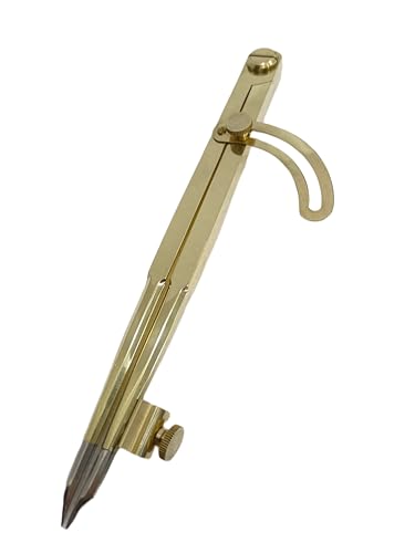 Navirock Brass Proportional Divider Drafting Tool, 9 in., Wooden Box