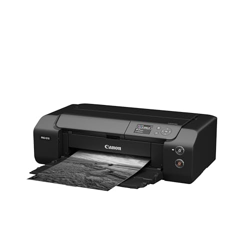 Canon imagePROGRAF PRO-310 Professional 13" Wireless Inkjet Photo Printer, 3" Color LCD, 9 Color Pigment Ink, Black