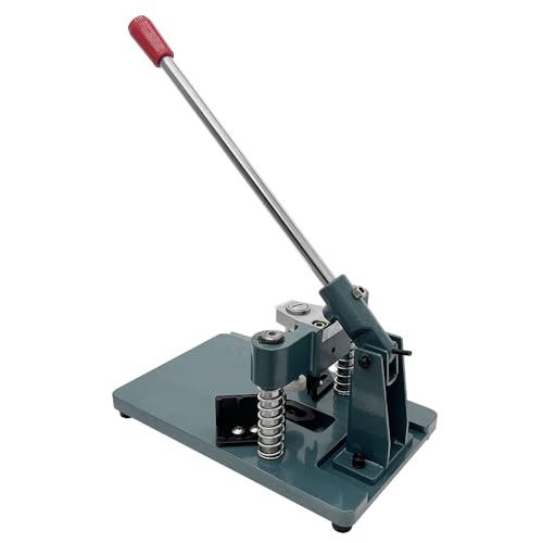 EQCOTWEA Manual Corner Rounder All Metal Heavy Duty Corner Rounder Punch Cutter with R6 R10 Blade Paper Punch Cutter for Cutting Business Cards Photo Booklet Max. 30mm Cutting Thickness