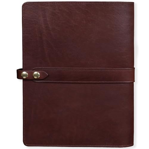 Col. Littleton Full-Grain Leather No.18 Left-Hand Portfolio/Padfolio | Handcrafted in Lynnville, TN USA with Imported Hardware