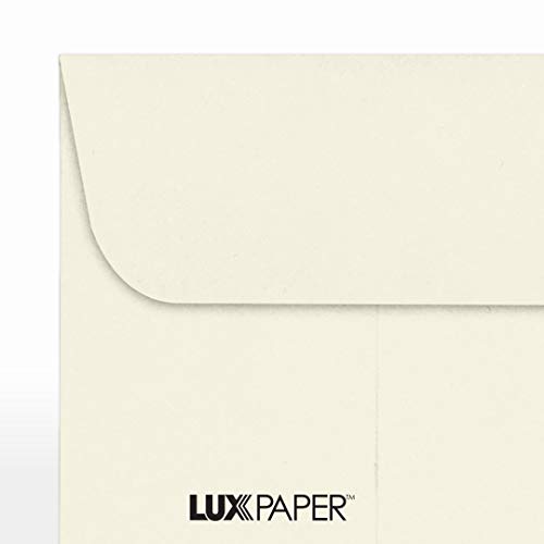 LUXPaper #1 Coin Envelopes in 80 lb. Pool, Envelopes for Coin Collections, Garden Seeds, Stamps, and More, w/Moistenable Glue, 1000 Pack, Envelope Size 2 1/4 x 3 1/2 (Natural)
