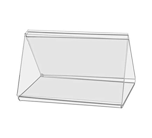 Marketing Holders 20 Pack Sign Holder 3 Sided Menu Ad Frame Holds Three 5" x 7" Counter Sales Flier Specials Display Stand Multi Panel Table Tent Printed Flyers Advertising Display for Restaurants