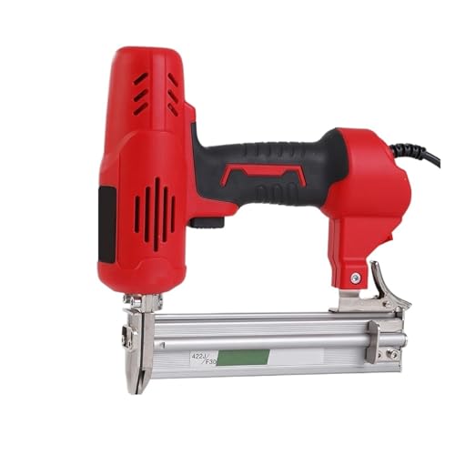 Oil-Free Pneumatic Staple Gun 2600W Electric Nailer Stapler Furniture Staple Gun for Wood Frame Woodworking Construction Electric Tools F30(F30)