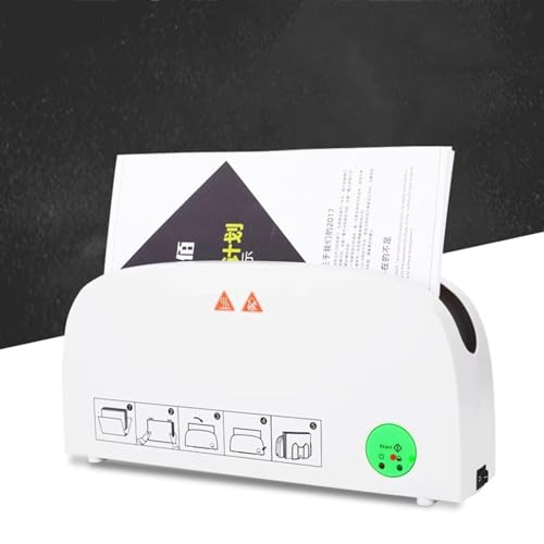 WHIPIN Hot Melt Binding Machine, Electric Mini A4 Thermal Binding Machine, 33mm Max Binding Thickness, Book Ridge Binding Kit, Simple Operation, Fast Binding for Photo Documents, Reports