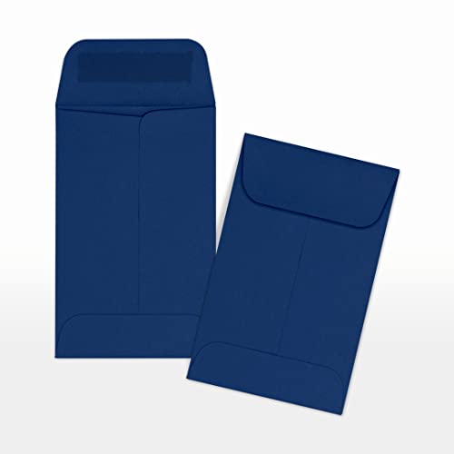 LUXPaper #1 Coin Envelopes | 2 1/4" x 3 1/2" | Navy Blue | 80lb. Text | 1,000 Qty