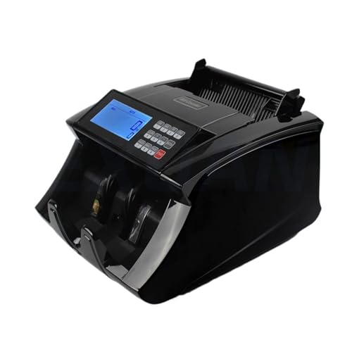 GAZOGJ Cash Register, Automatic Multicurrency Cash Registe Money Counter, Bill Detector Counting Machine LCD Display for Euro Us Dollar AUD Pound