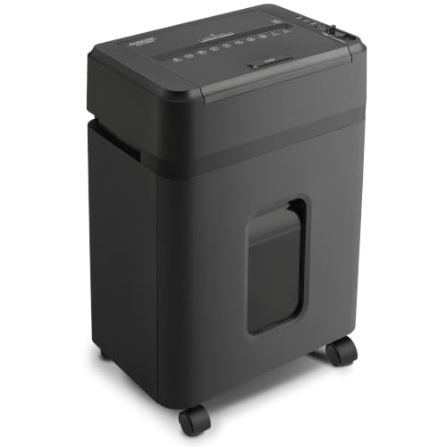 Aurora Professional Grade AU110MA 110-Sheet Auto Feed Micro-Cut Paper and Credit Card Shredder with 4 Gallon Pullout Basket / 30 Minutes/Security Level P-4