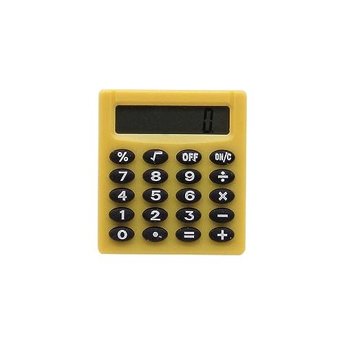 Scientific calculatorCalculators Desktop Calculator， Pocket Boutique Stationery Small Square Mini Candy Color School Office Calculator(Roze)(Unique Colour)