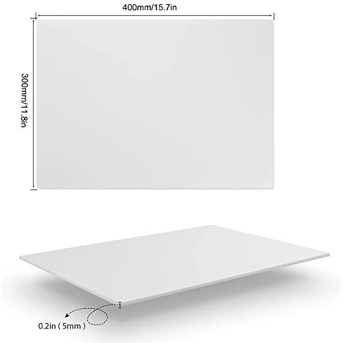 15 Pack White Foam Board, 11.8x15.7 Inch Polystyrene Foam Sheets for Arts, Crafts, School Projects & Presentations