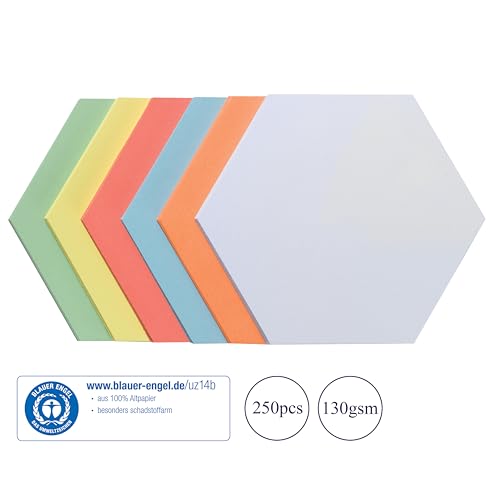 Franken UMZ 1719 99 Presentation Cards Honeycomb 16 250 Stück Assorted Colours