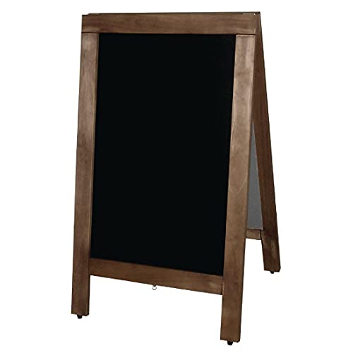 Olympia Pavement Chalkboard A-Frame and Double Sided Made of Melamine 500x850mm