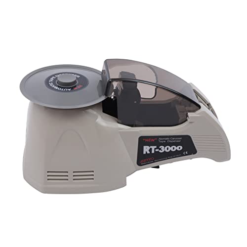 BalySam Tape Dispenser Disc Design Automatic Tape Dispenser Carousel Tape Dispenser for Home,School, Office, Warehouse,Cutting Tape, Wrapping Gift,Commercial Light Gray