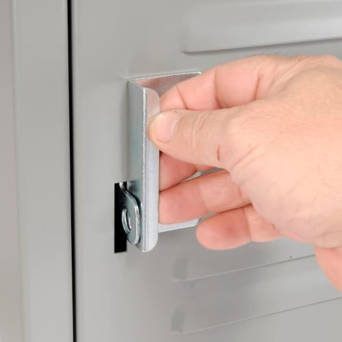 Global Industrial Capital 6-Tier 6 Door Box Locker, Steel, Gray Powder Coat