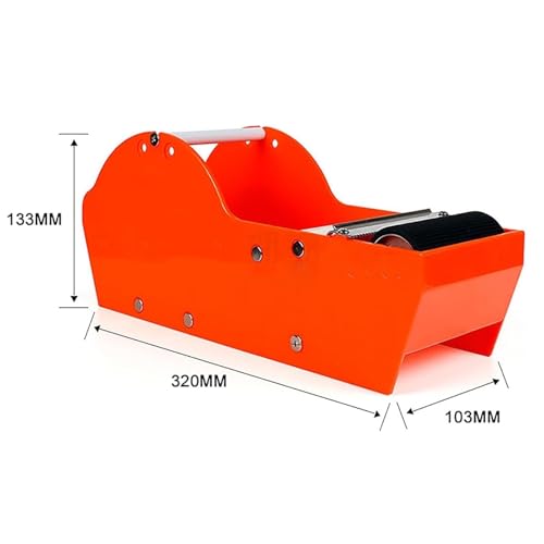 Kraft Paper Tape Cutter Machine ，Manual Kraft Tape Dispenser, with Sharp Durable Blade, Fit Tape Width 25mm to 75mm, Precise Smoothly Cutting and Strong Viscosity, for Office, Home, Warehouse(Green)