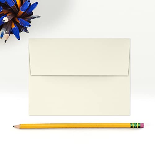 LUXPaper A2 Invitation Envelopes (4 3/8 x 5 3/4) - 70lb. Classic Crest Natural White (500 Qty.) | Perfect for Invitations, Announcements, Sending Cards, RSVP Cards | 4870-70NW-500