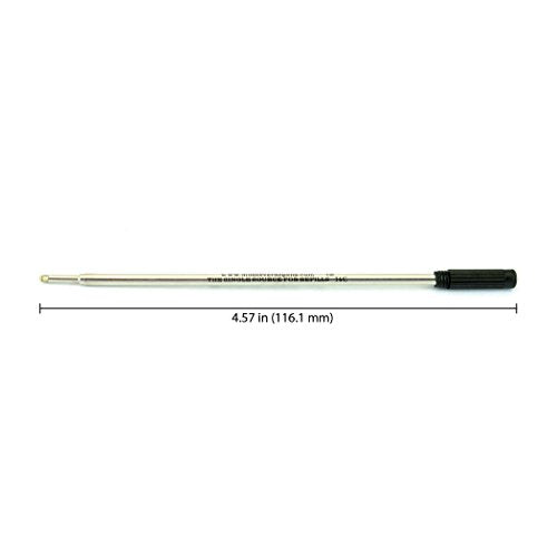 Monteverde Ballpoint Refill to Fit Cross Pens, Medium, Black, 50 Pack