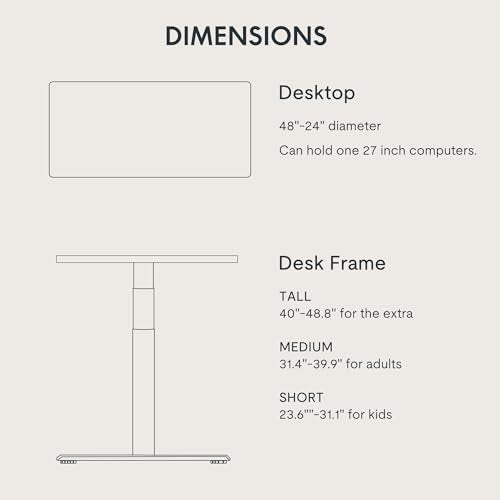 FLEXISPOT E6 Pro Organic Modern Bamboo Standing Desk, Electric Dual Motor 3-Stage Height Adjustable Desk with Oval Legs, Heavy Duty 330lbs, 48" x 24" Bamboo Desktop, White Frame