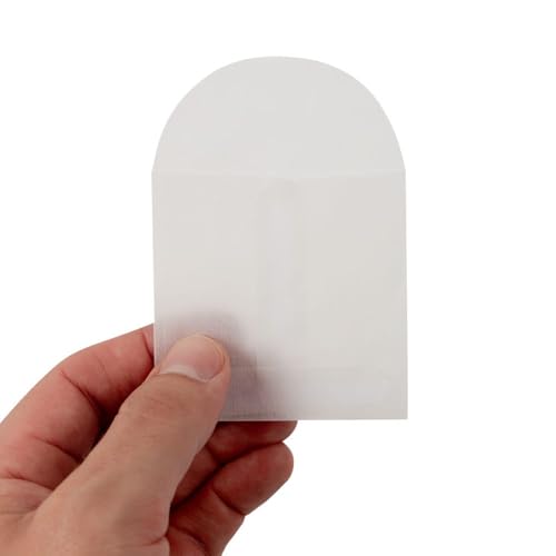 LUXPaper Open End Square Envelopes | 2 3/4" x 2 3/4" | Glassine | 30lb. Text | 250 Qty