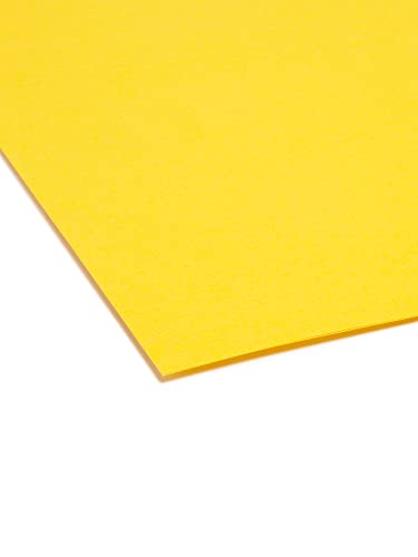 Smead Colored File Folder, 1/3-Cut Tab, Legal Size, Yellow, 100 per Box (17943)