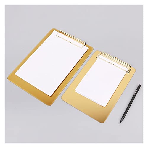 AEYSD-456 Filing Envelopes Metal Clipboard Writing Pad File Folders Document Holder Desk Storage School Office Stationery Supply 3 Sizes Plastic Folders (Color : L)