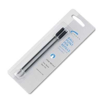 Refills for Ballpoint Pens, Fine, Black Ink 2/Pack (6 Pack)