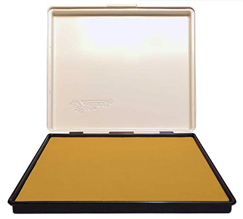 Uimprint Extra Large 8'' x 12'' Industrial Rubber Stamp Ink Pad in Metal Case, Zinc Stamp Pad