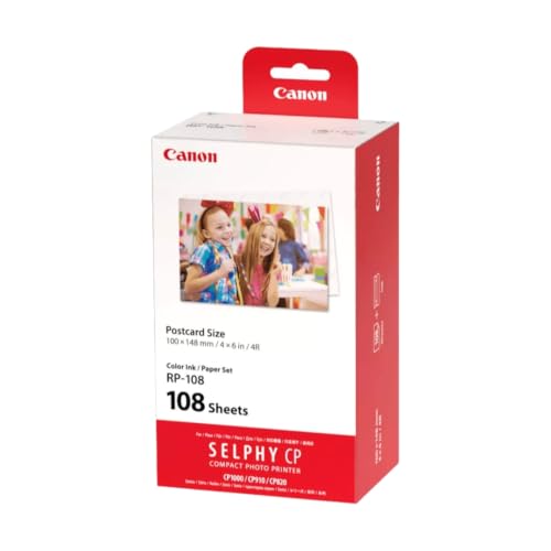 Canon RP-108 High-Capacity Color Ink/Paper Set (2 Pack)