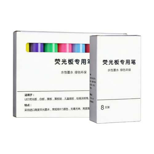 of Liquid Chalks Marker Fluorescent Highlighter Marker Pen Dry Erasable Pens for Writing Blackboard Whiteboard Whiteboard Pen