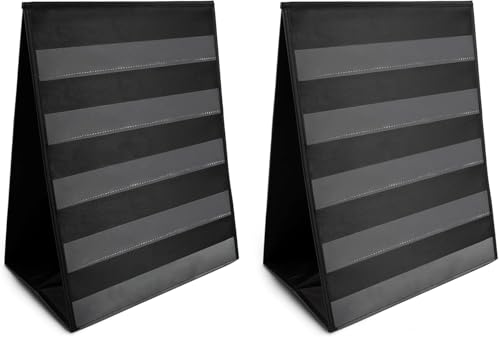 Essex Wares- 2 Pack Tabletop Pocket Chart Stand, 13" Wide x 17" Tall, Black