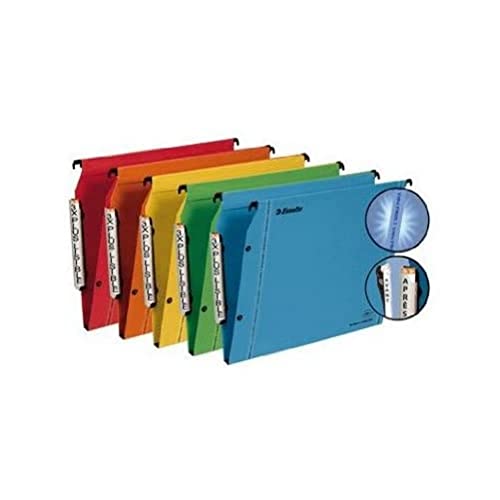 Esselte LMG Boîte de 25 Files Floor Boden 30 mm Assorted Colours