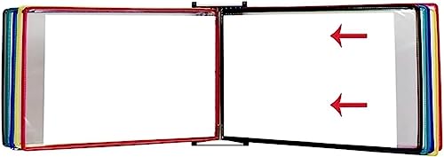 UMJIGF Desktop Document Holder A4 Reference Catalog Rack， Wall Mounted Display File Holder,Black