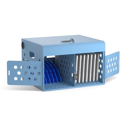 POCHAR 16-Unit Charging Cabinet for Laptops & Tablets with Cable Management