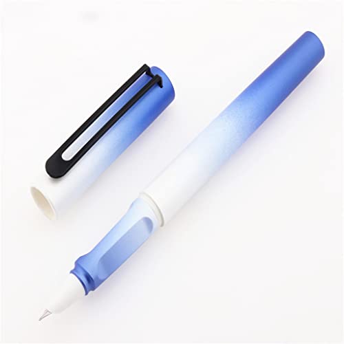 MVUYO Shape School Supplies Student Office Stationary Nib Fountain Pen Ink(D)