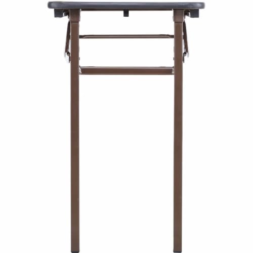 Lorell Folding Mahogany Banquet Table, 60"