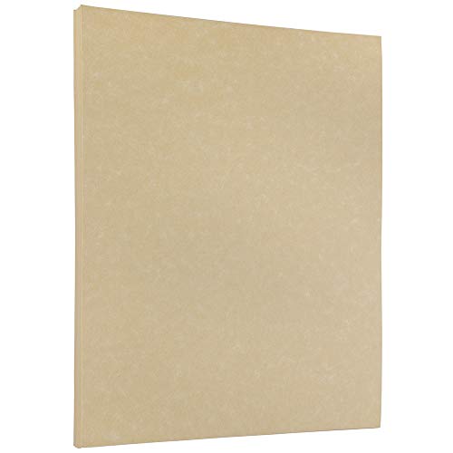 JAM PAPER Parchment 24lb Paper - 90 gsm - 8.5 x 11 - Natural Recycled - 500 Sheets/Ream