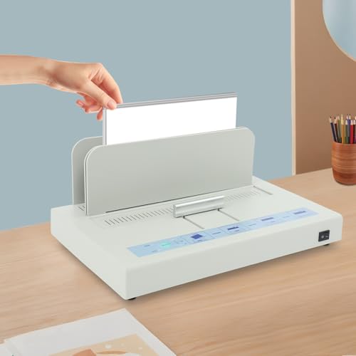 Professional Thermal Binding Machine 500 Sheets - 3-Min Preheat, Electric Binder for A4 Documents, Office Booklet Maker with Adjustable Timer & Energy-Saving Mode for Reports, Contracts, Books