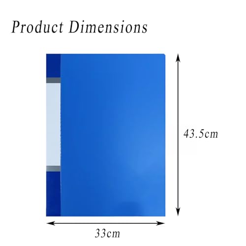 2Pcs A3 Display Folders with Pockets Display Book Presentation Project Folder for Office,Home,School/20 Pocket