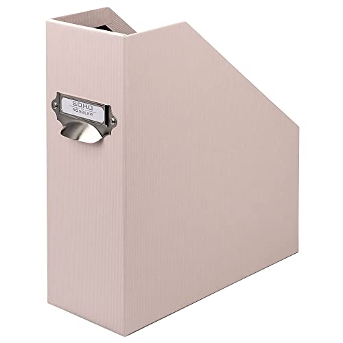 Rössler S.O.H.O A4 115mm Magazine File with Handle and Index Holder - Powder