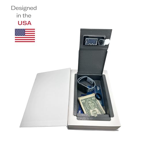 Real Paper Diversion Book Safe with combo lock- Secret Box Collection Box- Art of Design. Safe for money, disguised safe, real book pages, money hiding, diversion safe.