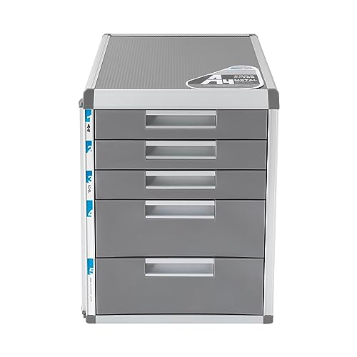 YINZINR Lateral File Cabinet with Lock, 5 Drawer Large Capacity Metal Filing Cabinet w/Wrapped Corners, for Home Office, Lockable Storage Cabinet for Hanging Files Letter/Legal/F4/A4