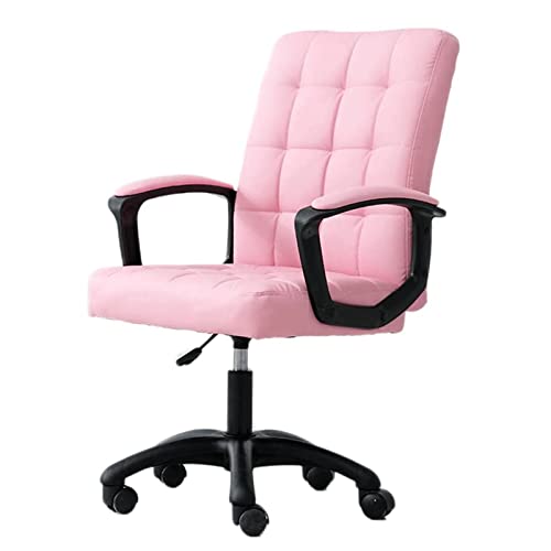 POCHY Flexible Office Chair Office Chairpu Leather Desk Chair Height Adjustable Rotating Computer Chair for Home Managerial Chairs Executive Chairs Cozy