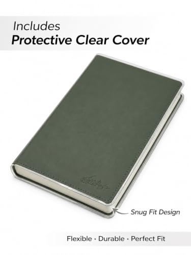 Allieryaz 1000 Page Fountain Pen Notebook (Tomoe River Paper, Green, 2mm Grid)