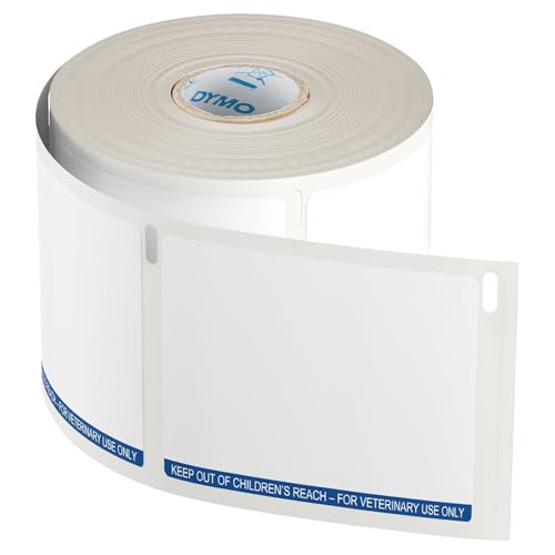 DYMO LabelWriter Veterinary Prescription Labels, 54 mm x 70 mm, 2400 labels