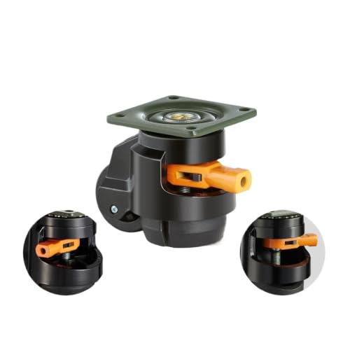 4 Pcs Leveling Casters Heavy Duty Swivel Caster Wheels