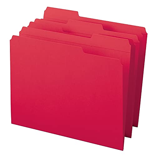 SMD12734 - Smead Colored Folders with Reinforced Tab