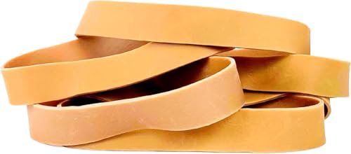 Upgrade Office Supply Rubber Bands, Size #105 (5 x 5/8 Inch), Approx. 180 Count, 3 Pack, Made in USA